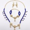 Parure de Bijoux Scintillante au Style Oriental - main white