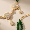 Parure de Bijoux Scintillante au Style Oriental - detail zoom