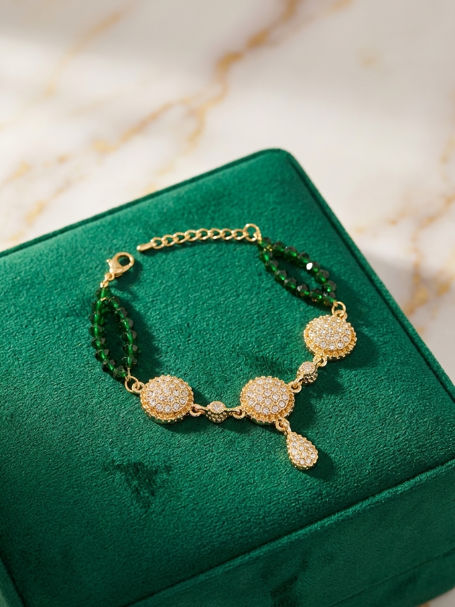 Parure de Bijoux Scintillante au Style Oriental - lifestyle