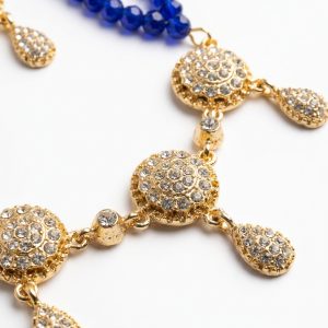 Parure de Bijoux Orientale aux Détails Scintillants - detail zoom