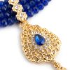 Collier Plastron Multi-Rangs avec Pendentif Filigrane - detail zoom