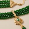 Collier Plastron Multi-Rangs avec Pendentif Filigrane - detail zoom