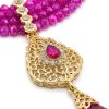 Collier Plastron Multi-Rangs avec Pendentif Filigrane - detail zoom
