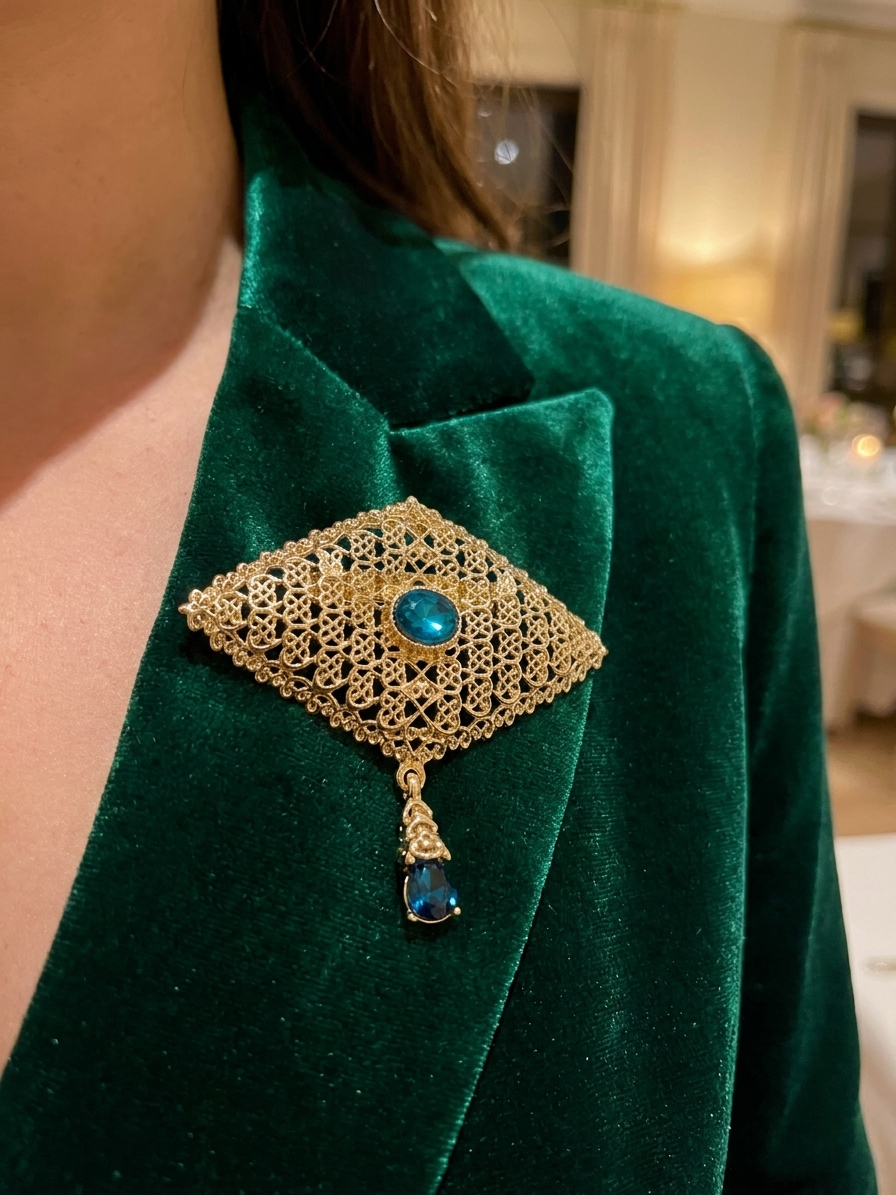 snp-img-1647 Broche Orientale Aziza - worn festive