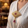 snp-img-1663 Broche Orientale Aziza - worn festive