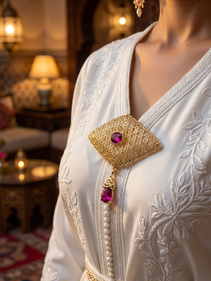 snp-img-1663 Broche Orientale Aziza - worn festive