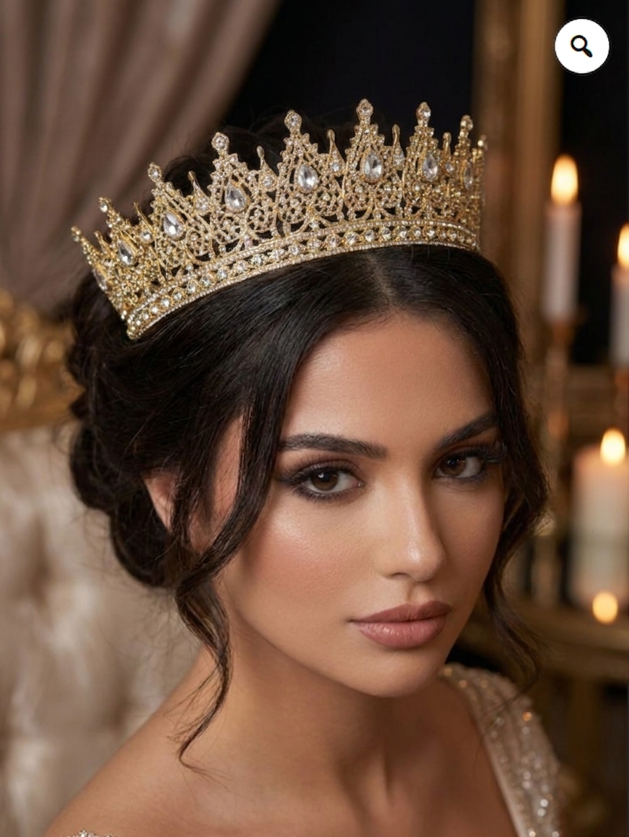 Couronne Majestueuse Aziza - worn festive