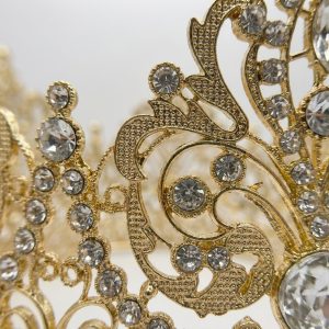 Couronne Majestueuse en Strass - detail zoom