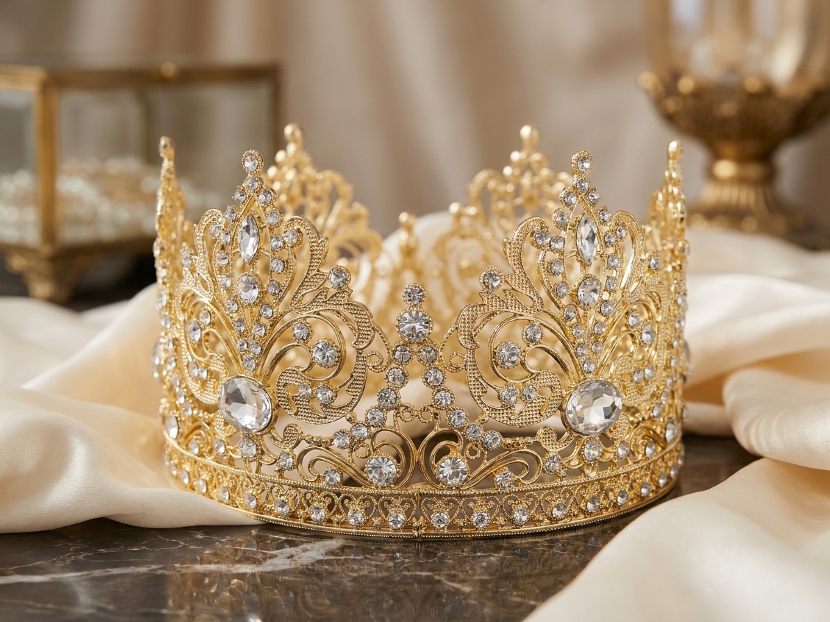 Couronne Majestueuse en Strass - lifestyle