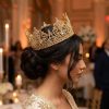 Couronne Majestueuse en Strass - worn festive