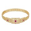 Ceinture Bijou Orientale - main white