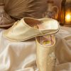 cherbile-perle-embellished-babouche-gold-lifestyle-snp2869 Cherbile Perle Embellished Babouche Gold - lifestyle