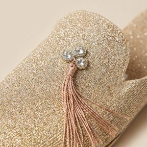 Cherbile Pointed-Toe Embellished Mules Bronze - zoom detail