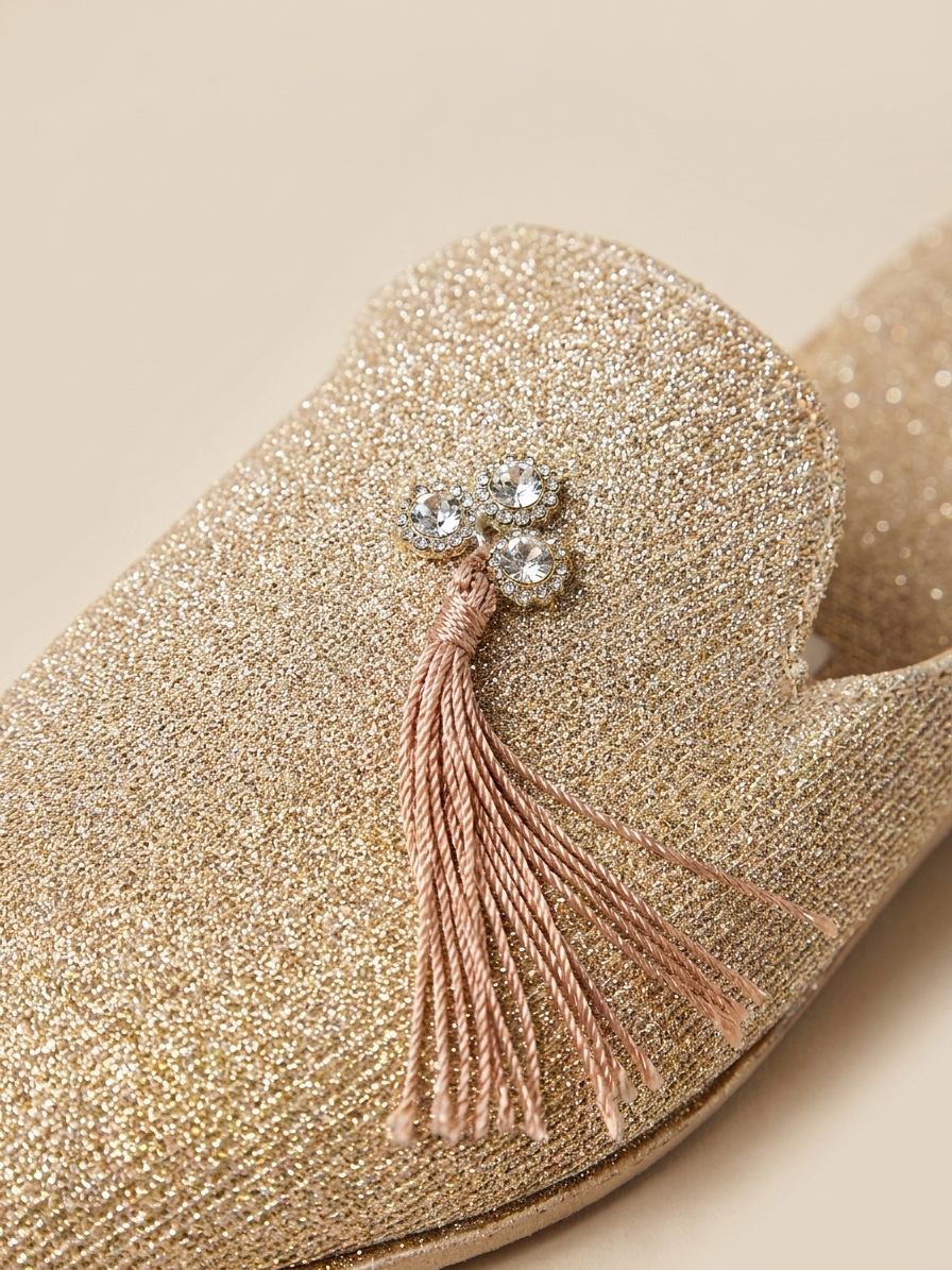 cherbile-pointed-toe-embellished-mules-bronze-detail-snp2859 Cherbile Pointed-Toe Embellished Mules Bronze - zoom detail