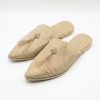 Cherbile Pointed-Toe Embellished Mules Bronze - packshot fond blanc
