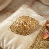 Elegant Filigree Brooch Champagne - lifestyle