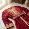 Fatema Caftan Bordeaux - lifestyle