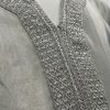 Jawhara Gandoura Grey - zoom detail