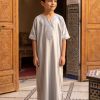 Jawhara Gandoura Grey - vue portee