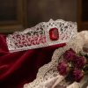 Majestic Filigree Tiara Bordeaux - lifestyle