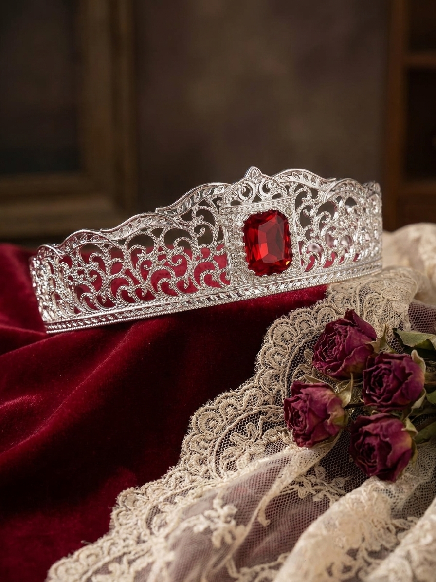 Majestic Filigree Tiara Bordeaux - lifestyle