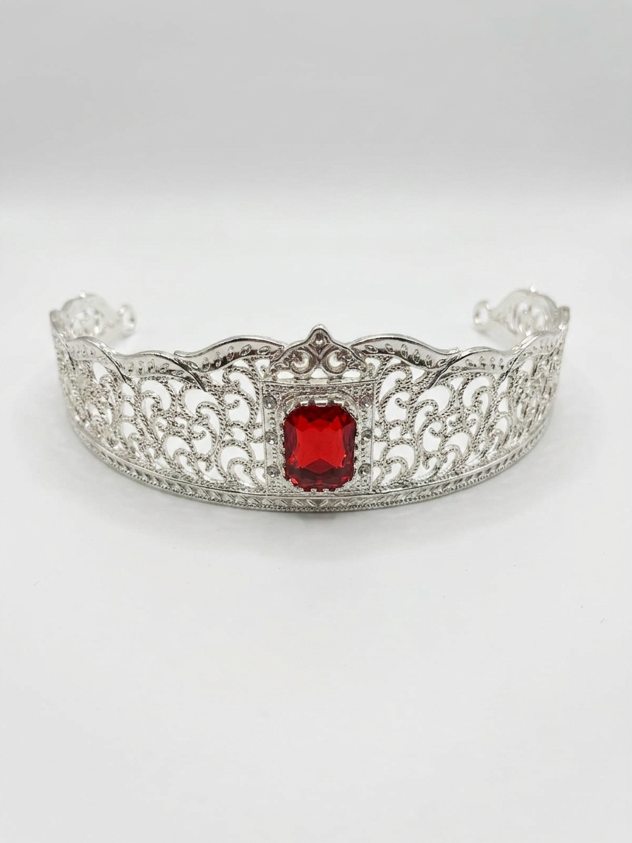 Majestic Filigree Tiara Bordeaux - packshot fond blanc