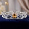 Majestic Filigree Tiara Champagne - lifestyle