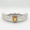 Majestic Filigree Tiara Champagne - packshot fond blanc