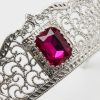 Majestic Filigree Tiara Fuchsia - zoom detail