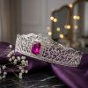 Majestic Filigree Tiara Fuchsia - lifestyle