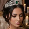 Majestic Filigree Tiara Green - vue portee