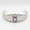 Majestic Filigree Tiara Lilac - packshot fond blanc