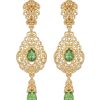ornate-chandelier-earrings-almond-green-packshot-snp2090 Ornate Chandelier Earrings Almond Green - packshot fond blanc