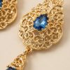 ornate-chandelier-earrings-baby-blue-detail-snp2083 Ornate Chandelier Earrings Baby blue - zoom detail