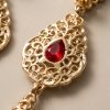 ornate-chandelier-earrings-bordeaux-detail-snp2123 Ornate Chandelier Earrings Bordeaux - zoom detail