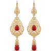 ornate-chandelier-earrings-bordeaux-packshot-snp2115 Ornate Chandelier Earrings Bordeaux - packshot fond blanc