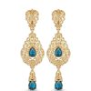 ornate-chandelier-earrings-petrol-blue-packshot-snp2110 Ornate Chandelier Earrings Petrol Blue - packshot fond blanc