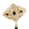 ornate-filigree-statement-brooch-black-packshot-snp2162 Ornate Filigree Statement Brooch Black - packshot fond blanc