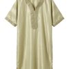 traditional-embroidered-gandoura-almond-green-packshot-snp1873 Traditional Embroidered Gandoura Almond Green - packshot fond blanc