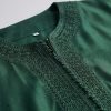 traditional-sharga-gandoura-forest-green-detail-snp1885 Traditional Sharga Gandoura Forest Green - zoom detail