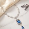 vintage-inspired-ornate-pendant-necklace-baby-blue-lifestyle-snp2603 Vintage-Inspired Ornate Pendant Necklace Baby blue - lifestyle